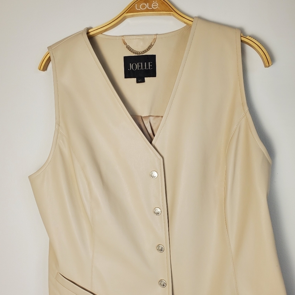 Joelle Sundance Faux Leather Vest - Picture 4 of 10